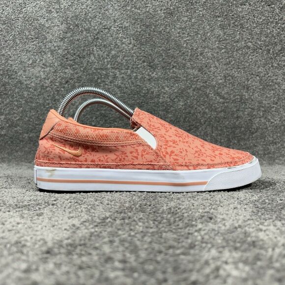 Nike Court Legacy CZ1752-800 Women’s Size 9 Pink Madder Root Slip On Shoes Used - Picture 1 of 12